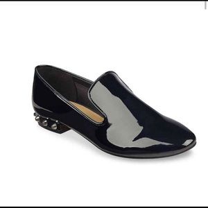 Marc Fisher Abree Black Patent Leather Loafers